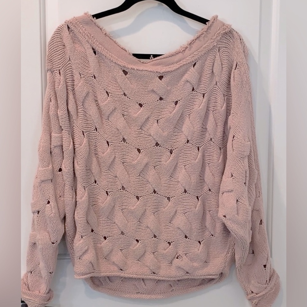 Free People Crochet Sweater - XS